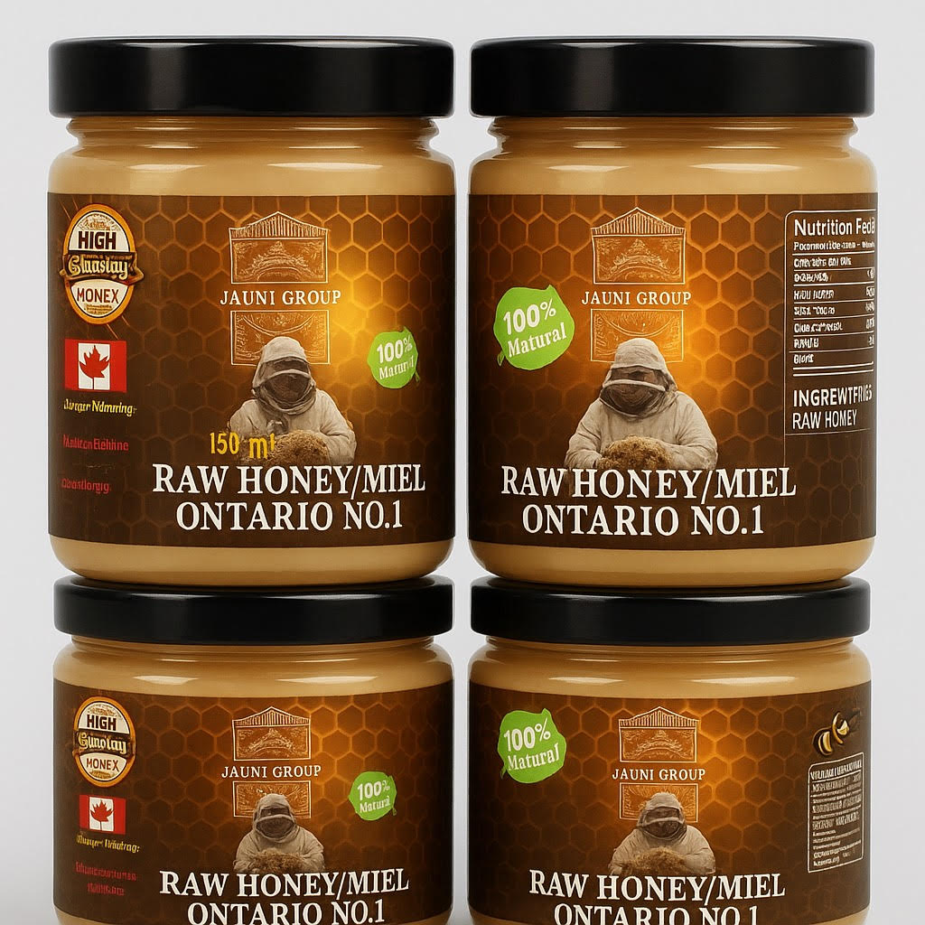 Multi-pack 4 pack 2 types of honey